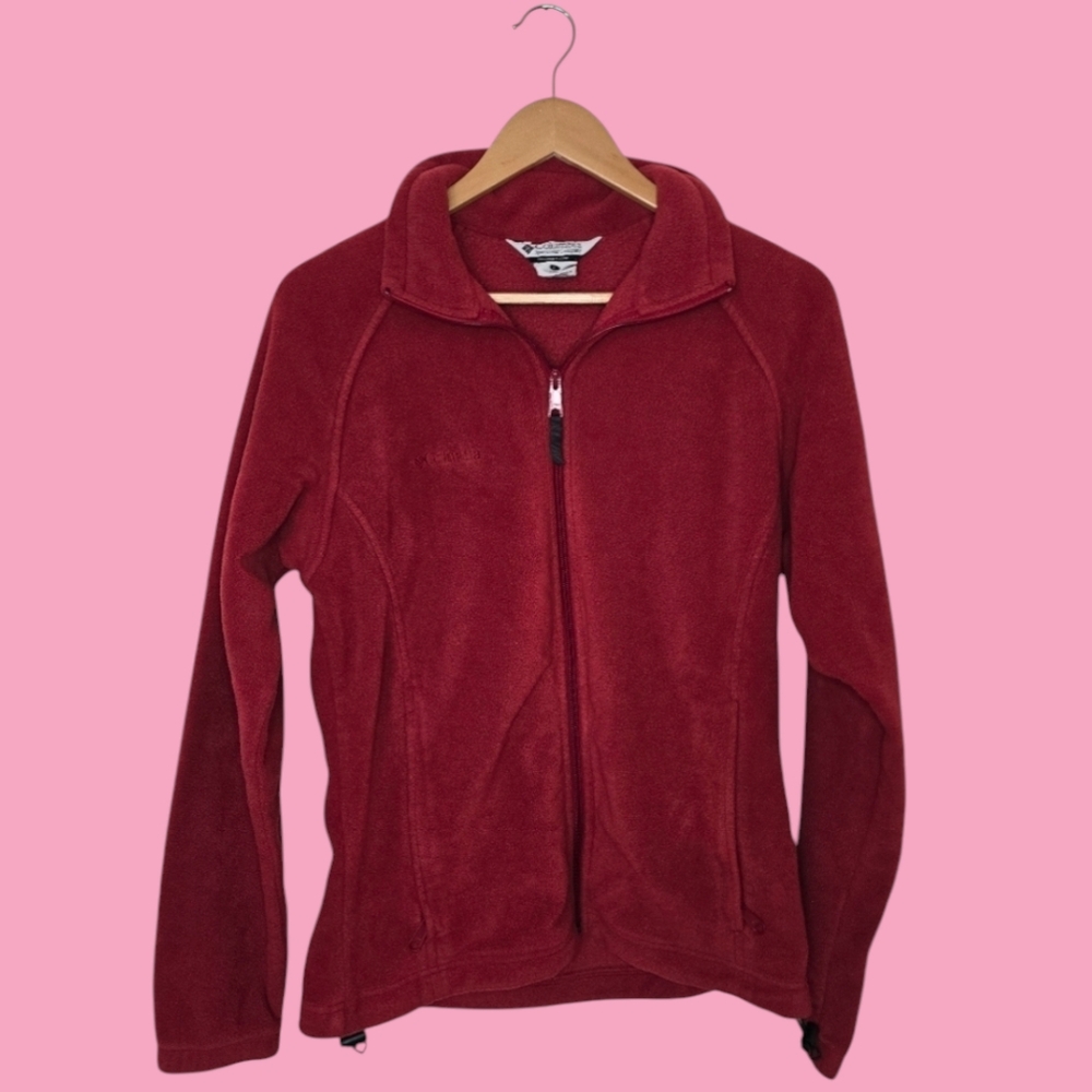 Red Columbia Zip Up